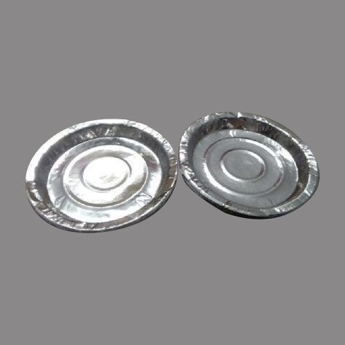 Lightweight And Eco Friendly Easy To Use Sliver Round Disposable Paper Plates Application: Party