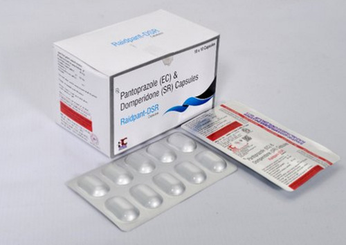 पैंटोप्राज़ोल ईसी और डोमपरिडोन एसआर कैप्सूल, 10x10 कैप्सूल ब्लिस्टर पैक