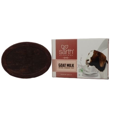 White Pleasant Fragrance Brown Sarth Ayurveda Goat Milk Soap