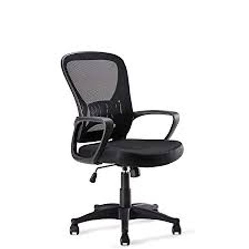 Leatherette Prevents Body Heat & Moisture Boss Ergonomic Mesh Back Black Chair With Pu Arm Pad