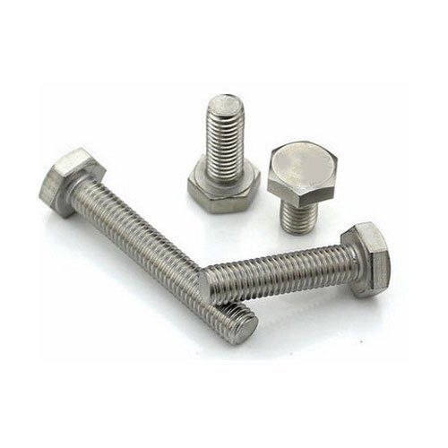 Silver Powder Coated Stainless Steel Bolt Use For Construction And Automobile