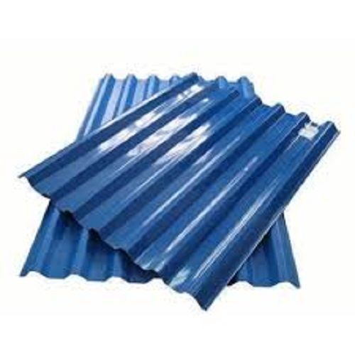 Corrosion Resistance Light Weight Rectangular Blue Steel Coated Roofing Sheet Length: 2-3.6  Meter (M)