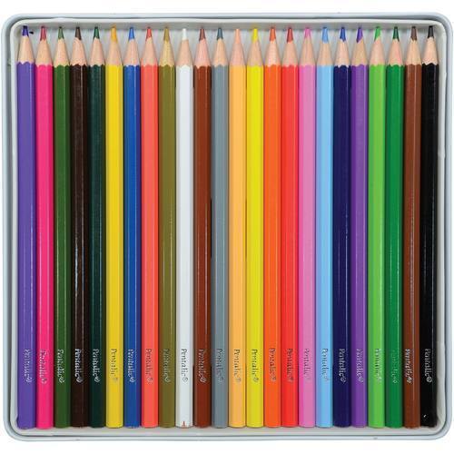 Dark To Light Cameline Smoothing Beautiful Paintings Hexagonal Colored Pencils