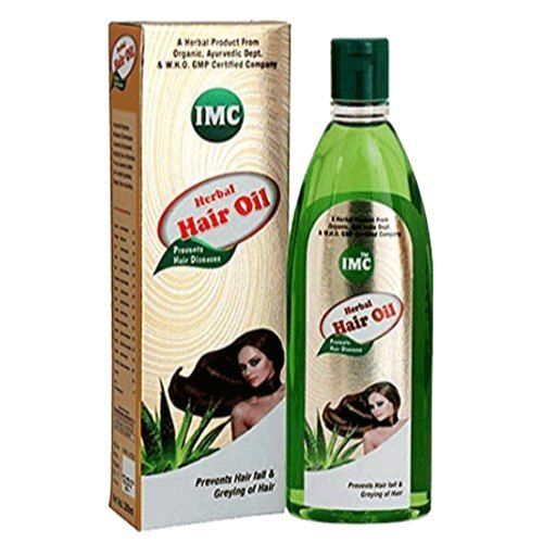 Healthy Vitamins And Minerals Imc Herbal Hair Oil Liquidindian Origin Aromatic And Flavourful Geen 