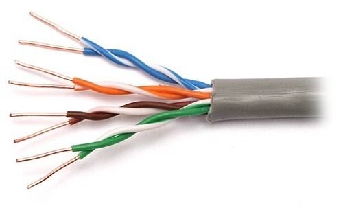 Used To Link Residential Commercial White Twisted Pairs Cable Application: Industrial