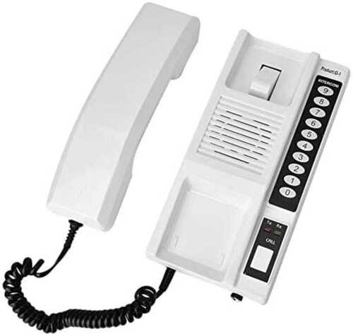 Internet Connectivity Cordless And Highly Portable White Intercom System 