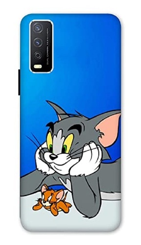 Scratch Resistant Hard Plastic And Light Weight Blue And Gray Mobile Cover - Plastic, Slim Lightweight Design, Shock Absorbent, Non-Slip Grip