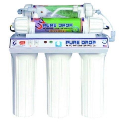 5 Liter Storage Capacity White Wall Mounted Pure Drop Uv Ro Water Purifier