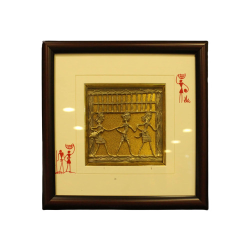 Crafted Wall Hanging Brass Dokra Application Decoratve at Best Price
