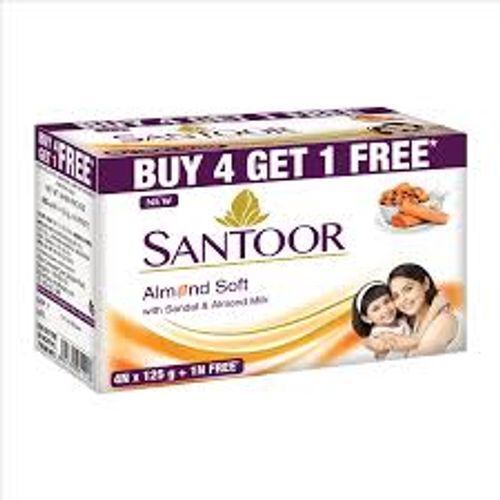 Deep Moisturizing For A Bright Youthful Glow Santoor Sandal And Almond Milk Soap