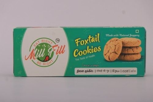 High In Protein Tasty And Healthy Made With Natural Jaggery Milk Full Foxtail Millet Cookies 