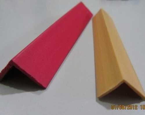 Pvc Angle Profiles In Red And Yellow Color, Available Multiple Size