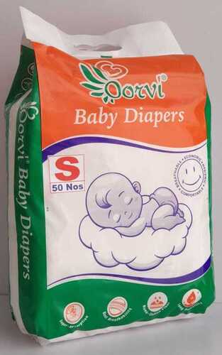 Small Size White Microfiber Baby Diapers
