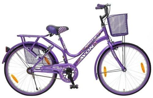 Ruggedly Constructed Strong Durable Corrosion Resistant Stainless Steel Purple Bicycle 