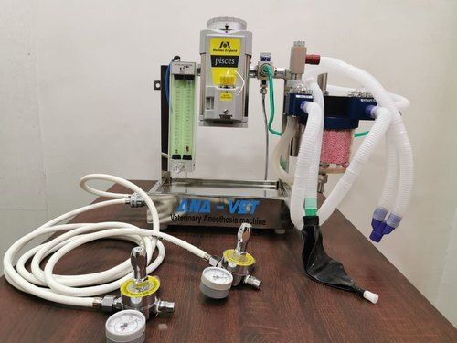 Wall Mounted Stainless Steel Veterinary Purposed Anesthesia Gas Machine