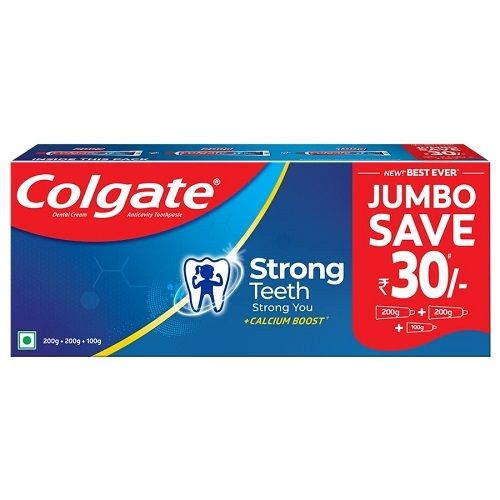 30 Grams Strong Teeth Cavity Protection With Calcium Boost Colgate