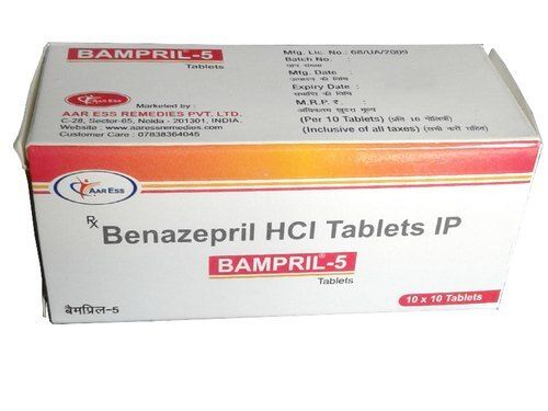 Benazepril Hcl 5mg Tablets Ip