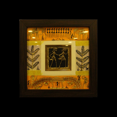 Exotic Home Wall Setting Handmade Brass Dokra For Decoration Design: Tribal