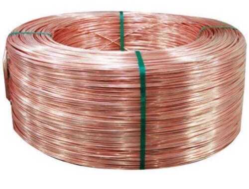 Flexible And High Current Carrying Capacity Golden Copper Wire Rope