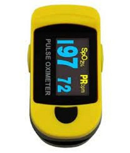 Highly Protective Wall Mounted Easy To Use Yellow Digital Pulse Oximeter