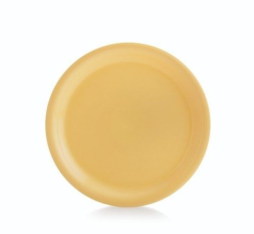 Size 10 Inch Round Shape Weight 75 Gram Weight Light Yellow Plastic Plates 