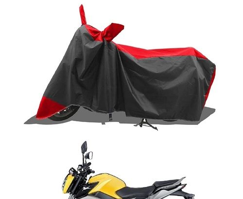 Waterproof Two Wheeler Cover Red And Grey For Romeiz Tvs Motor Cycle Vehicle Type: Bike