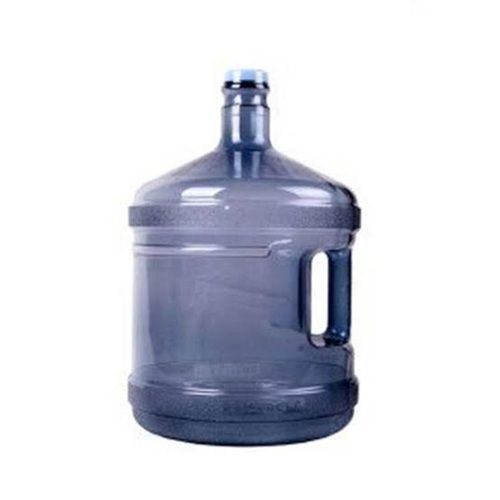  15 Liters Capacity Leakproof Grey Cylindrical Plastic Water Bottle