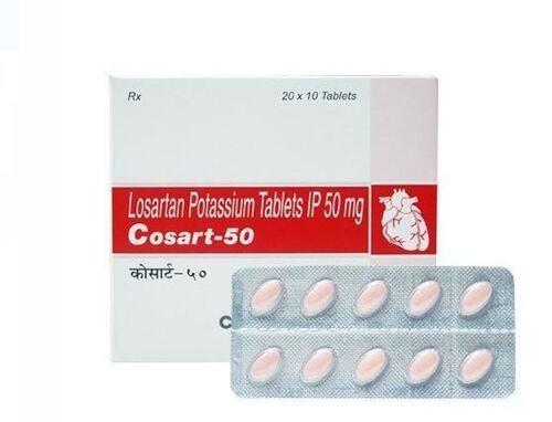 Egucent And Maridge Pack Of 50 Mg Losartan Potassium Tablets Ip 