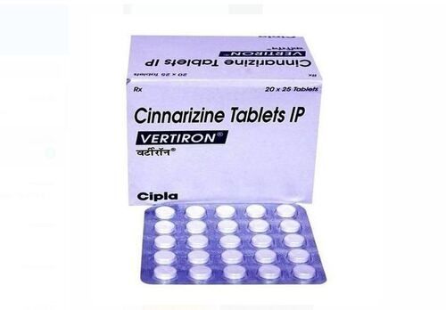 Pack Of 20 X 26 Tablets Cinnarizine Tablets Ip  General Medicines