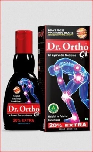 Packaging Size 100 Ml+ 20Ml Free Ayurvedic Medicinal Oil Dr Ortho Age Group: For Adults