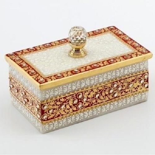 Beautiful Elegant Sleek Design Multi Storage Shelves Rectangular Multicolor Jewelry Box
