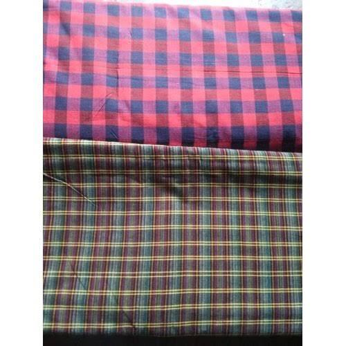 Comfortable And Breathable Check Pattern Soft Cotton Handloom Fabric Recommended Season: Summers