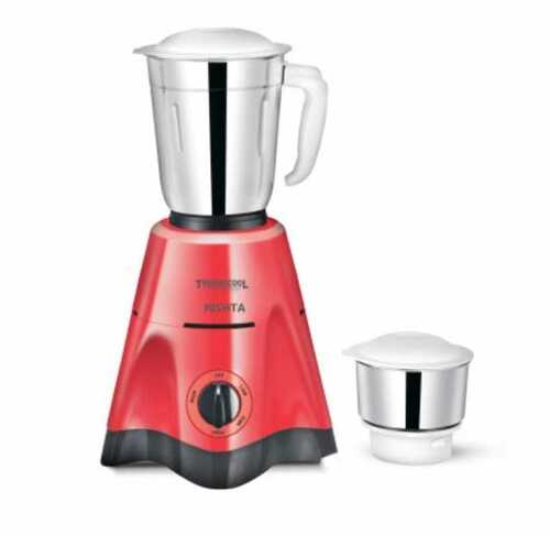 Red And Black Heavy Duty Sharp Blade High Efficiency Stainless Steel Domestic Mixer Grinder