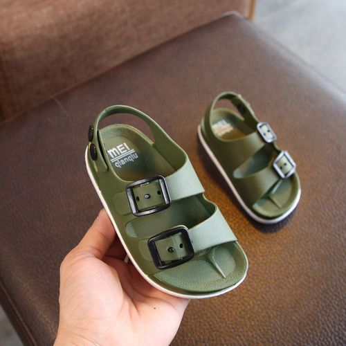 Kids Comfortable And Breathable Easy To Wear Green Casual Sandal 