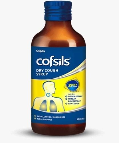 Pack Of 100 Ml Cofsils Dry Cough Syrup  General Medicines