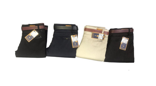 4 पीस का पैक प्लेन आरामदायक और स्लिम फिट कैज़ुअल वियर पुरुषों के लिए कॉटन जींस के लिए