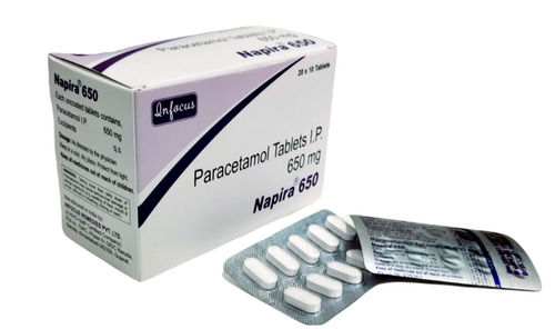Paracetamol Tablets I P 650 Mg