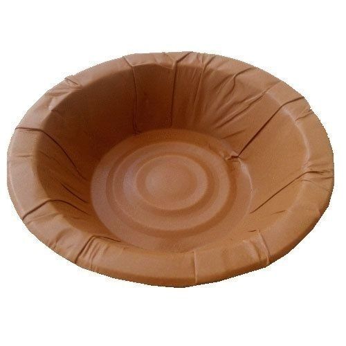 Round Shape Light Weight Eco Friendly Brown Disposable Paper Dona
