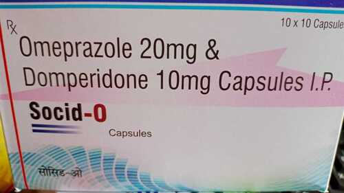 Socid-O Omeprazole 20Mg And Domperidone 10Mg Capsules I.P. General Medicines