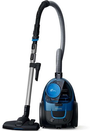 Turbo Brush Multiclean Nozzle Blue With Black Compact Bagless Vacuum Cleaner
