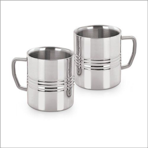  Highly Efficient Classic Unbreakable And Leakproof Polished Stainless Steel Mug