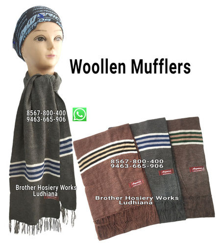 Attractive Pattern Comfortable and Skin Friendly Woollen Mufflers