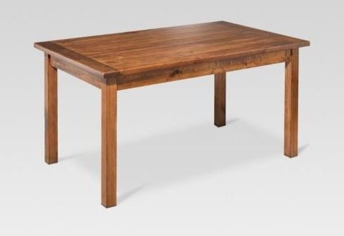 Easy To Clean Classic Elegant Look Rectangular Brown Wooden Office Table
