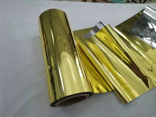 Roll Flexible Unique Design Water Proof Golden Coated Printed Aluminium Foil 