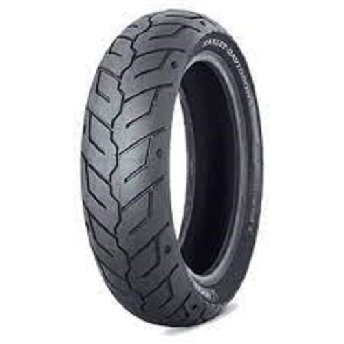 Flat Tire Heavy Duty Strong Grip High Performance Long Durable Solid Black Motor Cycle Tyre