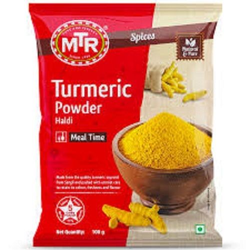 Yellow Hygienically Packed No Preservatives Chemical Free Natural Turmeric Powder