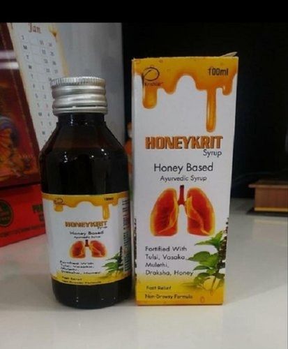 Krishlar Ayurvedic Honey Based Cough Syrup, 100 Ml