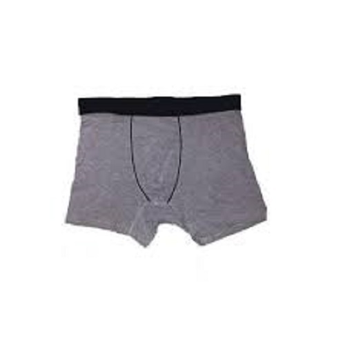 Men Comfortable Light Weight And Breathable Plain Grey Soft Cotton Underwear 