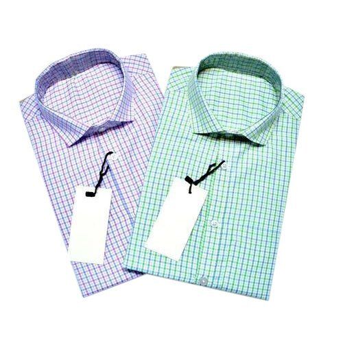 Rich In Quality Comfortable Cotton Formal Wear Mens Designer Check Shirt  Age Group: All Age Group