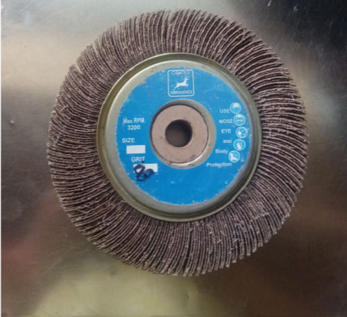 Round Shape Size 6 Inch Diameter 150mm Aluminum Oxide Flap Wheel 